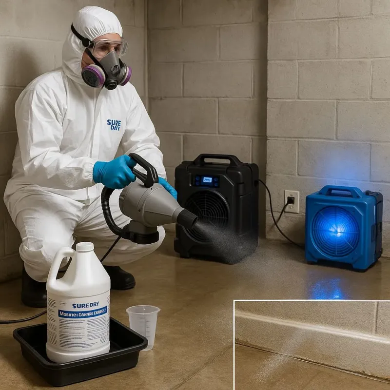 Sanitization and Odor Removal process in Browns Lake, WI