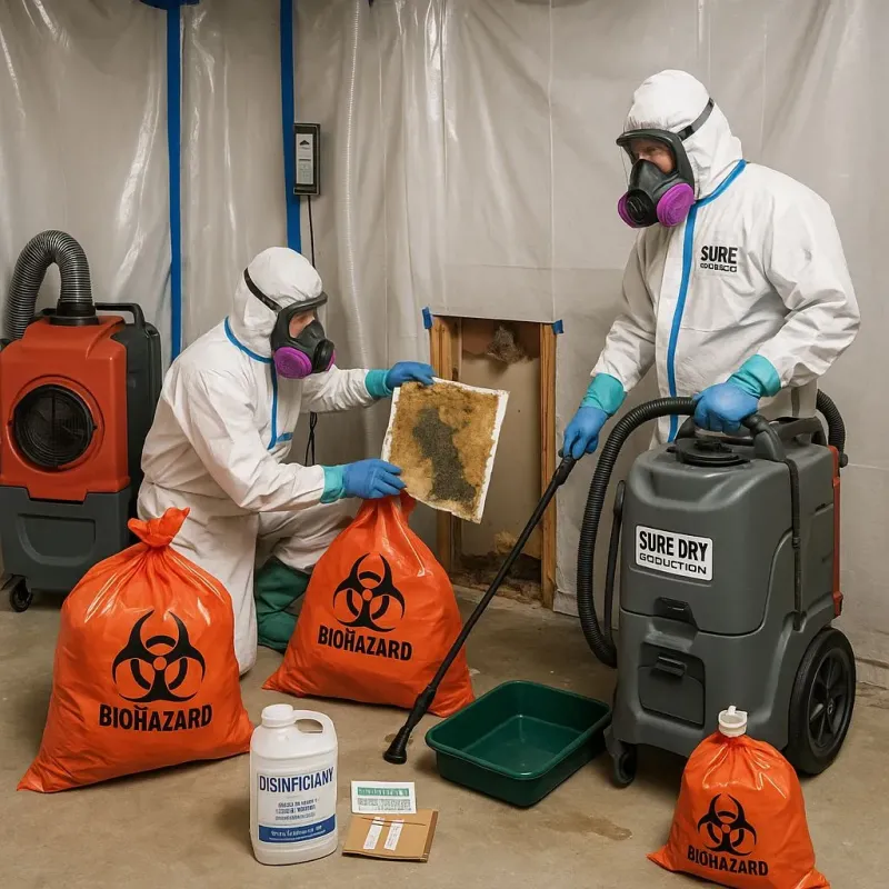 Contaminated Water Handling Protocols process in Browns Lake, WI