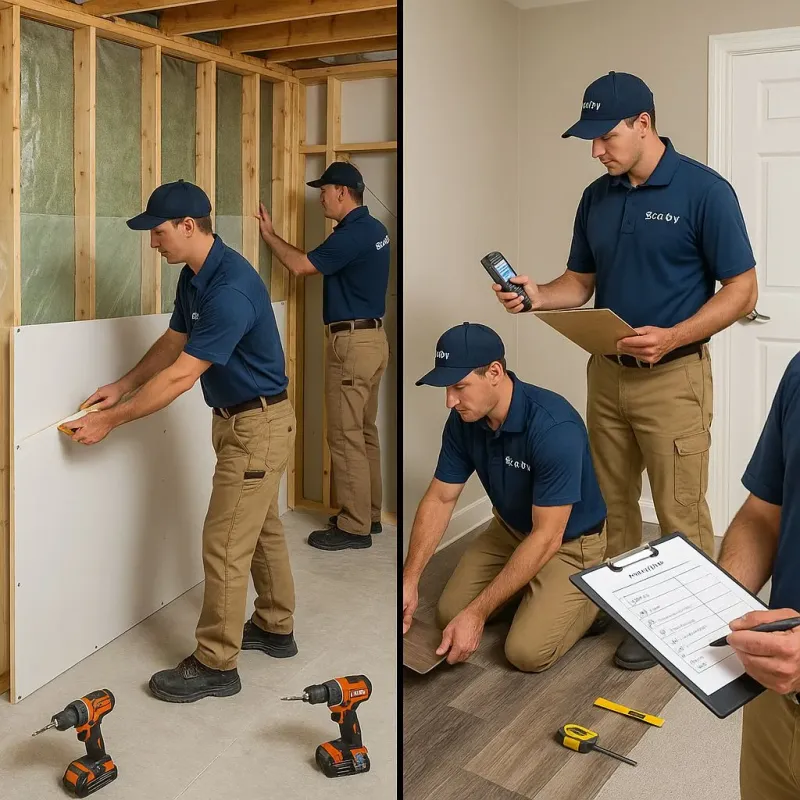 Repairs and Reconstruction process in Browns Lake, WI