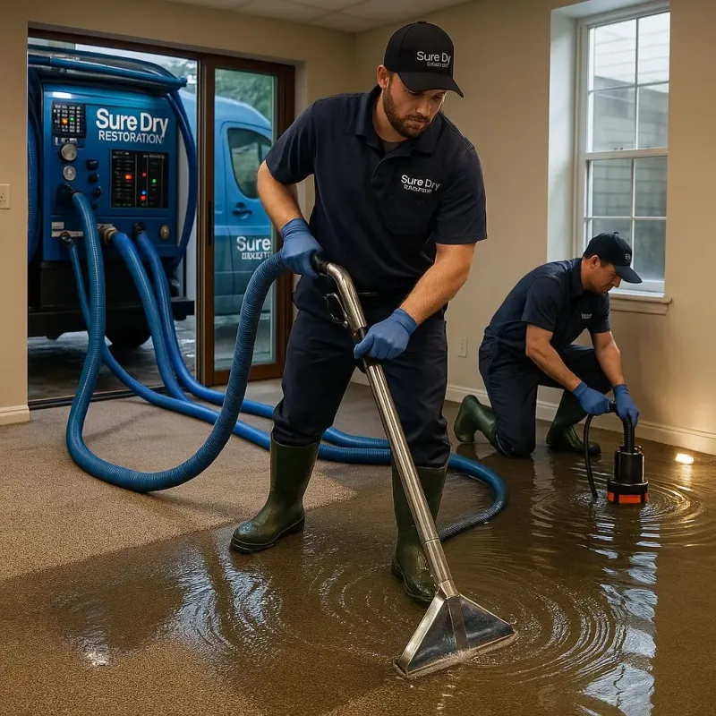 Water Extraction and Removal process in Browns Lake, WI